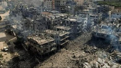 صورة الهلال الأحمر: لا توجد بيئة صالحة للحياة في قطاع غزة