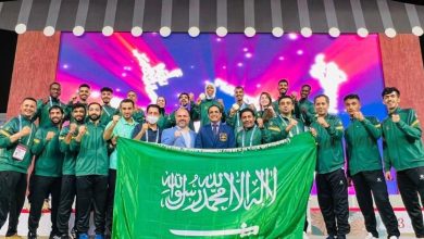 صورة أخضر التايكوندو يفتتح اليوم مشاركة المملكة في دورة الألعاب الخليجية
