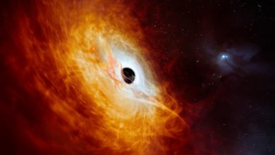 صورة رصد ثقب أسود ضخم بكتلة 33 شمسًا بالقرب من الأرض