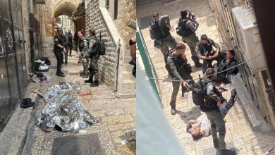 صورة شاهد: سائح تركي يطعن شرطيا إسرائيليا في القدس