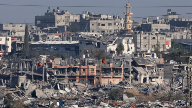 صورة نيويورك تايمز: المسؤولون الإسرائيليون يدرسون تقاسم السلطة في غزة مع الدول العربية بعد الحرب