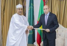 صورة رئيس موريتانيا يتسلم رسالة خطية من الرئيس التشادي