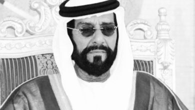 صورة تعازينا لرئيس الدولة ولعموم آل نهيان ولشعب الإمارات
