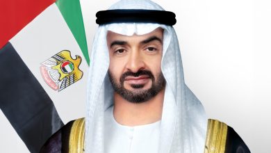 صورة رئيس الدولة يتلقى برقية تعزية بوفاة طحنون بن محمد من أمير الكويت