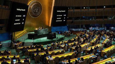 صورة قرار تاريخي.. الإمارات و142 دولة تصوت لدعم العضوية الكاملة لفلسطين بالأمم المتحدة