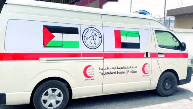 صورة «الفارس الشهم 3» تُسلم سيارة إسعاف وجهاز أشعة لوزارة الصحة في غزة