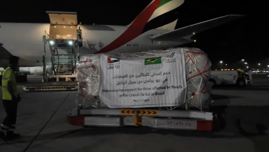 صورة تنفيذا لتوجيهات رئيس الدولة.. الإمارات ترسل أول طائرة مساعدات إغاثية عاجلة لمتضرري الفيضانات في البرازيل