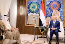 صورة الرئيس العليمي يشيد بتدخلات الإمارات في اليمن ويناقش تعزيز الدعم المطلوب لعدة مجالات