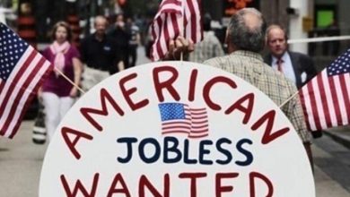 صورة لا تغير يذكر على طلبات إعانات البطالة الأمريكية في أبريل