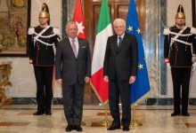 صورة الملك يؤكد للرئيس الإيطالي ضرورة وقف الكارثة الإنسانية في غزة