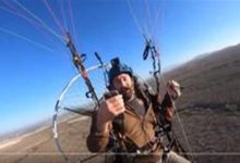 صورة فيديو مرعب يوثق لحظة كسر رقبة رجل أثناء الطيران بالمظلات