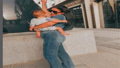 صورة بعد طلاقها.. أحدث ظهور لـ جوري بكر مع ابنها (صور وفيديو)