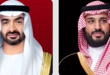 صورة ولي العهد يعزي رئيس الإمارات في وفاة الشيخ طحنون  أخبار السعودية
