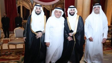 صورة العيسى والحسني يحتفلان بزواج أدهم  أخبار السعودية