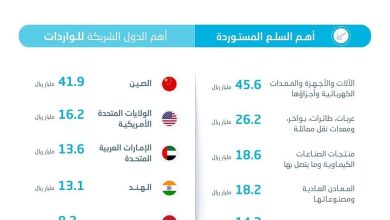 صورة «الإحصاء»: الصادرات غير البترولية تسجل ارتفاعاً بنسبة 3.3% في الربع الأول من 2024  أخبار السعودية