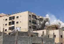 صورة تفجير منزل الشهيد فادي جمجوم في مخيم شعفاط