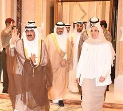 صورة سمو الأمير يشمل برعايته وحضوره حفل جائزة سمو الشيخ سالم العلي الصباح للمعلوماتية