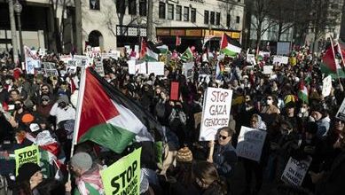 صورة الحركة الطالبية المؤيدة للفلسطينيين تصل إلى الجامعات البريطانية