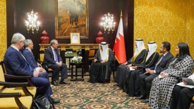 صورة وزير الخارجية يجتمع مع الممثل الخاص للرئيس الروسي إلى الشرق الأوسط وشمال أفريقيا نائب وزير الخارجية الروسي