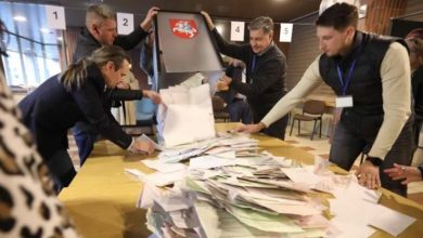 صورة نتائج أولية تظهر تقدم رئيس ليتوانيا في الانتخابات