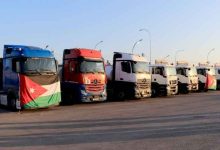 صورة الأردن يسير 41 شاحنة من المواد الغذائية للأهل في غزة