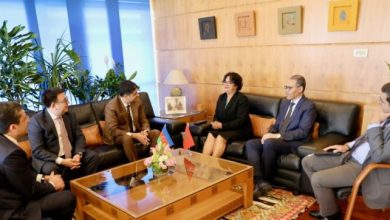 صورة هيئة تقنين الإعلام بأذربيجان في زيارة عمل إلى الهيئة العليا للاتصال السمعي البصري