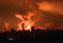 صورة مراسل رؤيا: طائرة للاحتلال تقصف حارة الدمج بمخيم جنين بصاروخين  فيديو