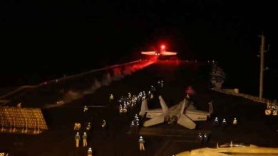 صورة القيادة الوسطى الأمريكية: تدمير 3 طائرات مسيرة في مناطق للحوثيين في اليمن