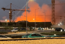 صورة مدني الرياض يباشر حريقا بمبنى تحت الإنشاء في حي قرطبة