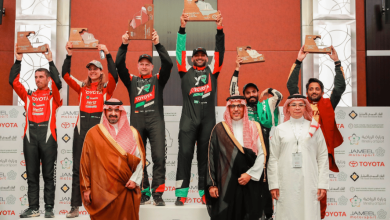 صورة الأمير خالد بن سعود يتوج الفائزين بجائزة رالي تبوك تويوتا 2024