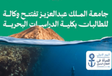 صورة دعماً للعلوم والدراسات البحثية.. جامعة الملك عبدالعزيز تمكّن القبول النسائي في تخصصات القطاع البحري