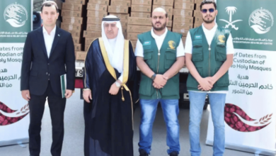 صورة مركز الملك سلمان للإغاثة يسلّم 25 طنًا من التمور هدية المملكة لتركمانستان