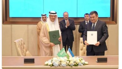صورة المملكة وأوزبكستان تتفقان على التعاون في تطوير سلاسل إمداد مستدامة ومرنة في مختلف مجالات الطاقة