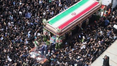 صورة “محور المقاومة” يجتمع في إيران على هامش جنازة رئيسي..