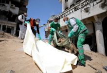 صورة حماس: المقابر الجماعية تستدعي تدخل المجتمع الدولي لوقف الحرب