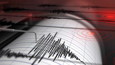 صورة زلزال عنيف يضرب جزر “ساندويتش الجنوبية” في المحيط الأطلسي
