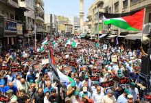 صورة مسيرة تضامنية في عمان دعما للأهل في غزة