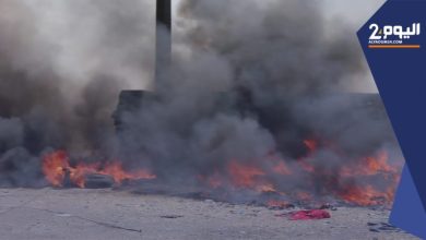 صورة حريق جديد يشب بجنبات سوق المتلاشيات بإنزكان ينهي نشاط العديد من التجار +فيديو