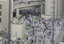 صورة الحجاج المتعجلون يتّجهون للمسجد الحرام لأداء طواف الوداع