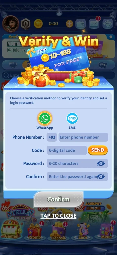 Svip Gems slots, card, crash and fishing games